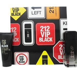 Carolina Herrera 212 Vip Black 2 pc Gift Set EDP 3.4 oz 100 ml Men